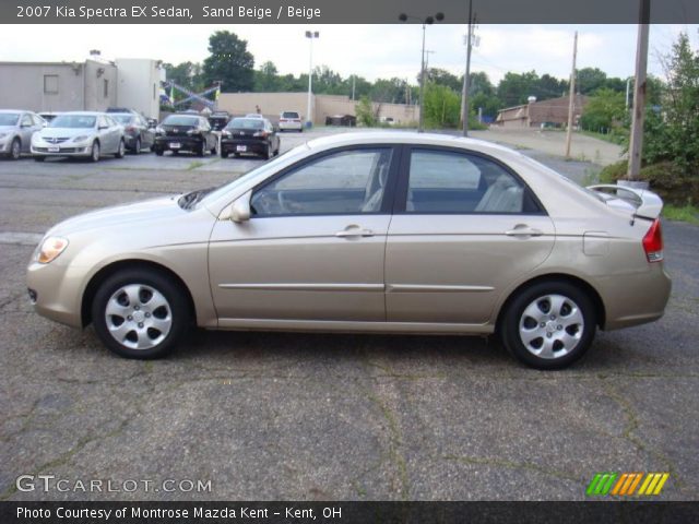 2007 Kia Spectra EX Sedan in Sand Beige
