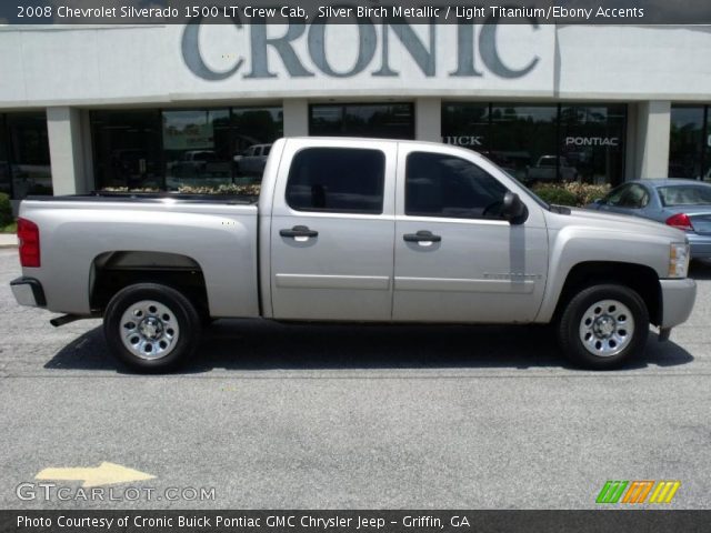 2008 Chevrolet Silverado 1500 LT Crew Cab in Silver Birch Metallic