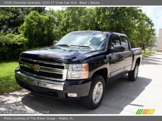 2008 Chevrolet Silverado 1500 LT Crew Cab 4x4 in Black