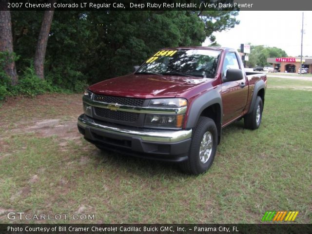 2007 Chevrolet Colorado LT Regular Cab in Deep Ruby Red Metallic