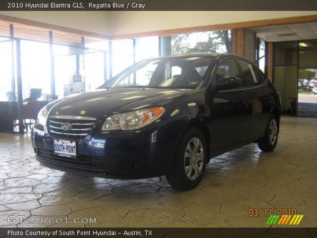 2010 Hyundai Elantra GLS in Regatta Blue