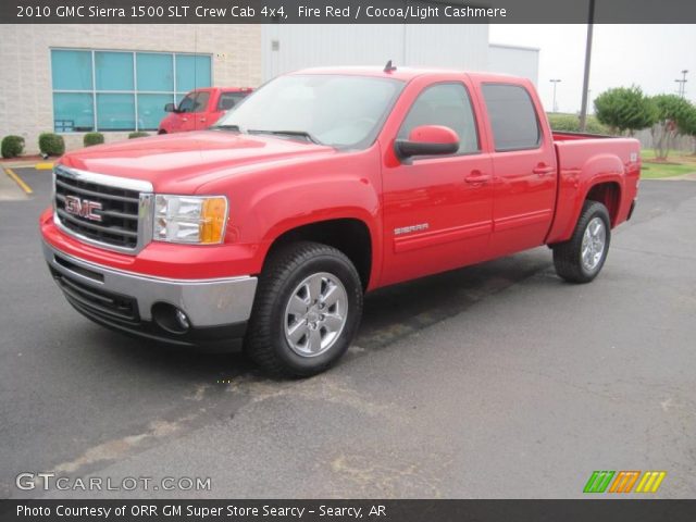 2010 GMC Sierra 1500 SLT Crew Cab 4x4 in Fire Red