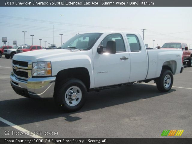 2010 Chevrolet Silverado 2500HD Extended Cab 4x4 in Summit White