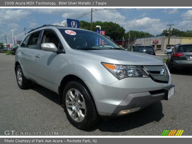 2008 Acura MDX Technology in Billet Silver Metallic