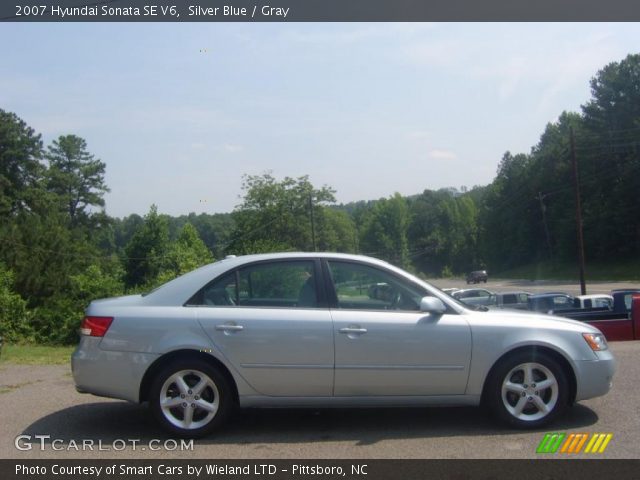 2007 Hyundai Sonata SE V6 in Silver Blue