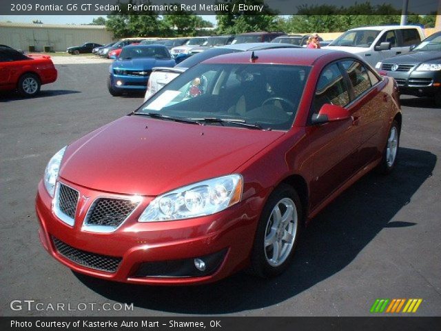 2009 Pontiac G6 GT Sedan in Performance Red Metallic