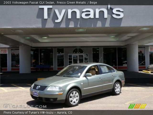 2003 Volkswagen Passat GLX Sedan in Fresco Green Metallic