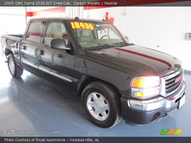 2005 GMC Sierra 1500 SLT Crew Cab in Carbon Metallic