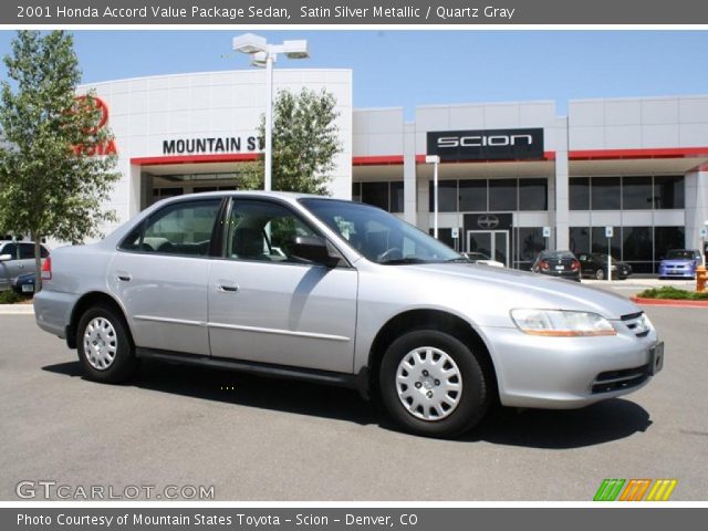 2001 Honda Accord Value Package Sedan in Satin Silver Metallic