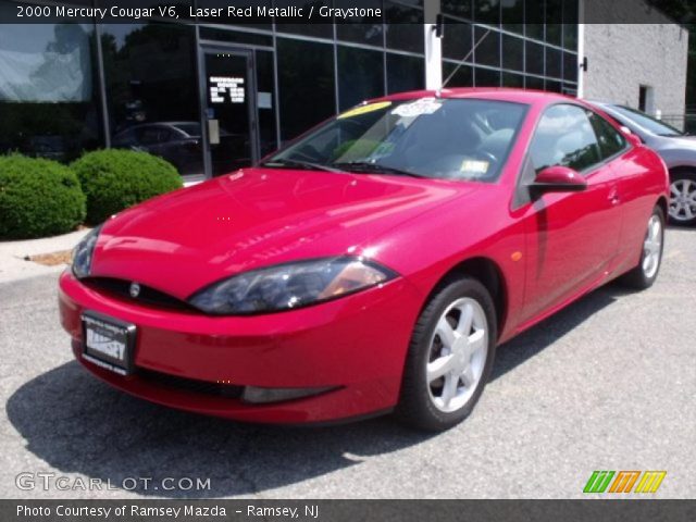 2000 Mercury Cougar V6 in Laser Red Metallic