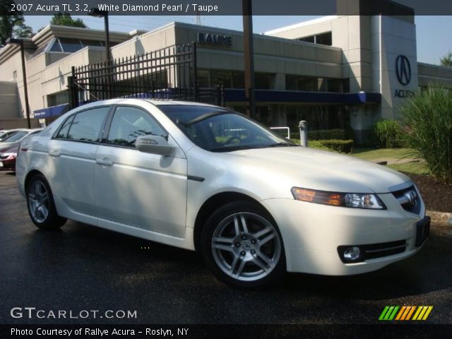 2007 Acura TL 3.2 in White Diamond Pearl