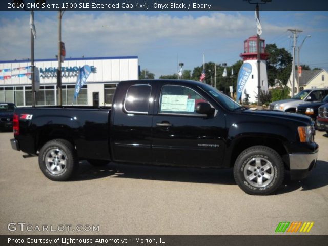 2010 GMC Sierra 1500 SLE Extended Cab 4x4 in Onyx Black