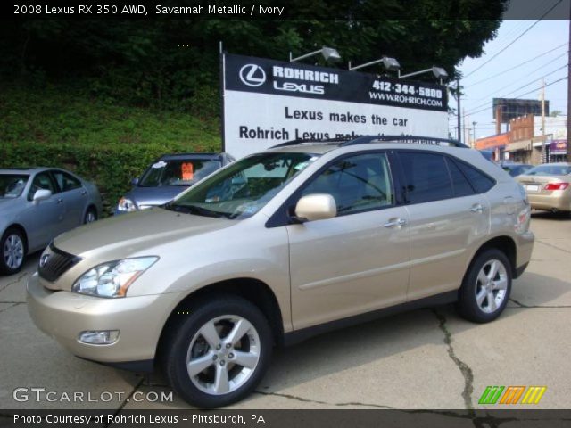 2008 Lexus RX 350 AWD in Savannah Metallic