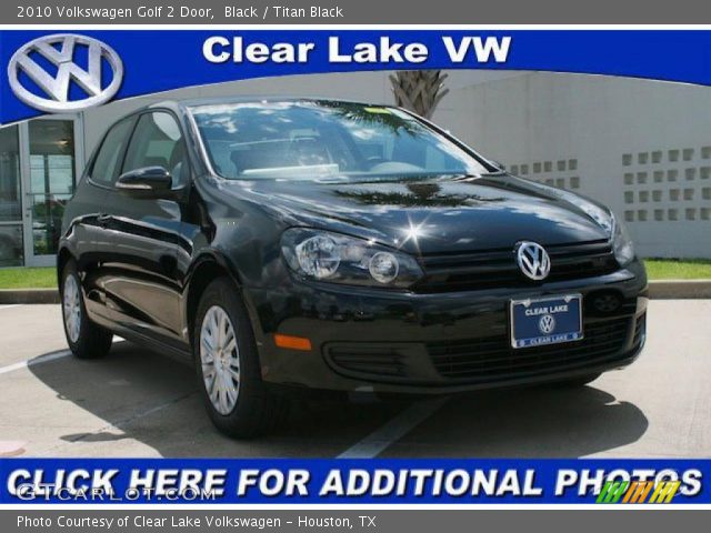 2010 Volkswagen Golf 2 Door in Black