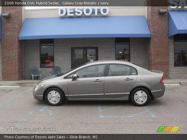 2008 Honda Civic Hybrid Sedan in Galaxy Gray Metallic
