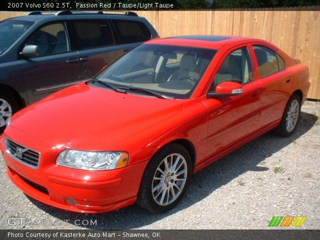 2007 Volvo S60 2.5T in Passion Red