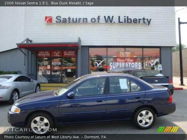 2006 Nissan Sentra 1.8 S in Blue Dusk Metallic