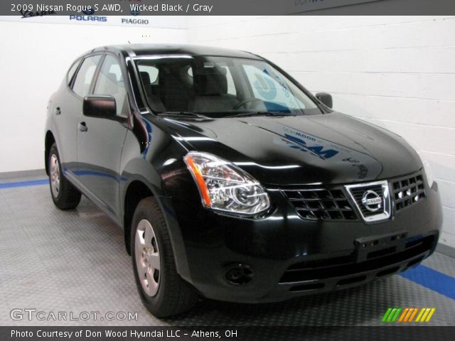 2009 Nissan Rogue S AWD in Wicked Black
