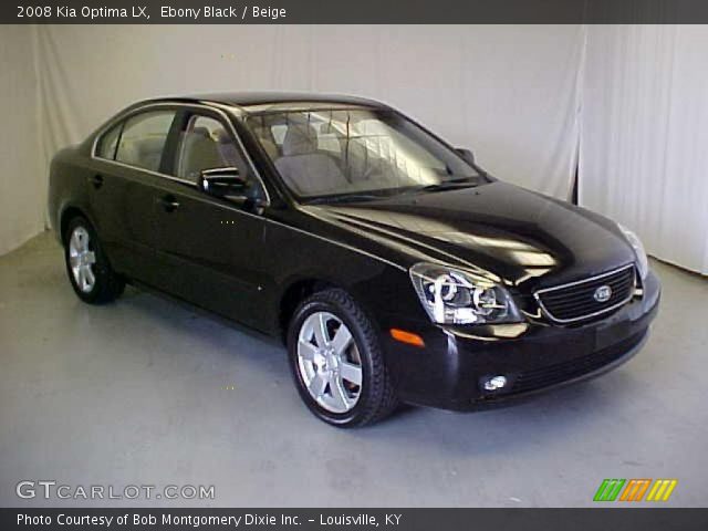 2008 Kia Optima LX in Ebony Black
