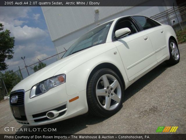 2005 Audi A4 2.0T quattro Sedan in Arctic White