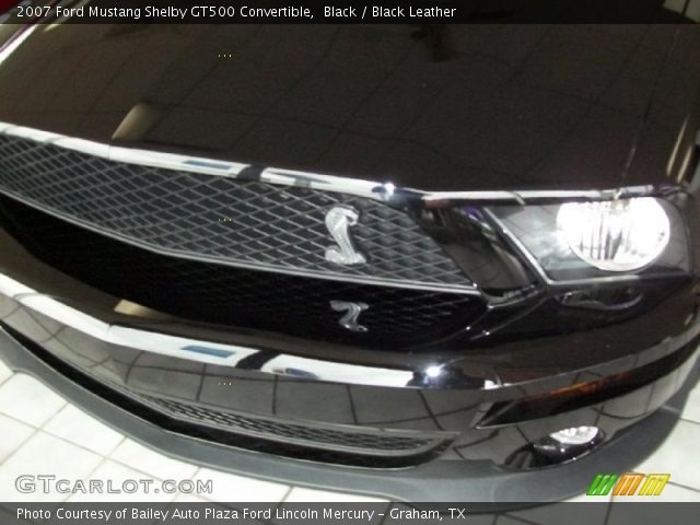 2007 Ford Mustang Shelby GT500 Convertible in Black