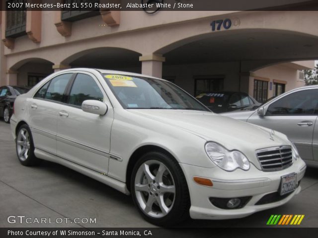 2007 Mercedes-Benz SL 550 Roadster in Alabaster White