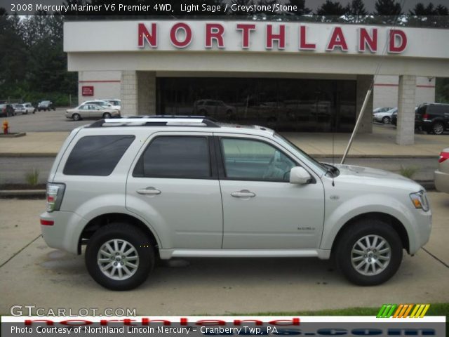 2008 Mercury Mariner V6 Premier 4WD in Light Sage