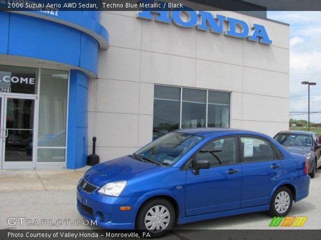 2006 Suzuki Aerio AWD Sedan in Techno Blue Metallic