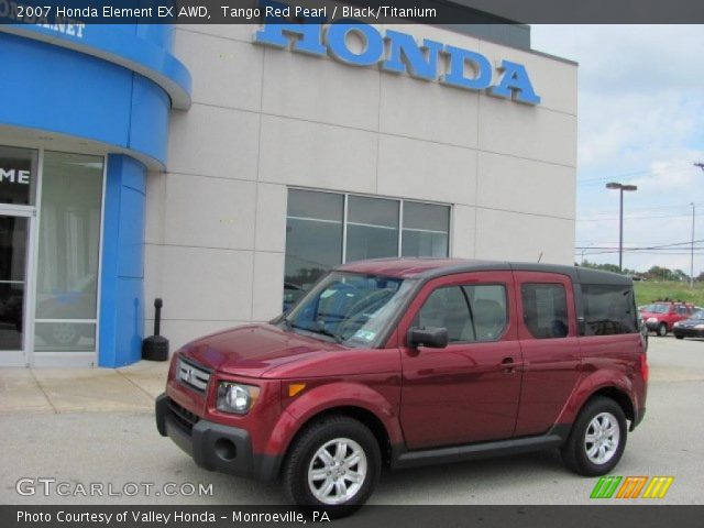 2007 Honda Element EX AWD in Tango Red Pearl