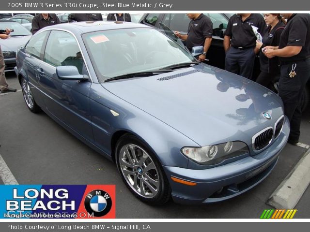 2005 BMW 3 Series 330i Coupe in Steel Blue Metallic