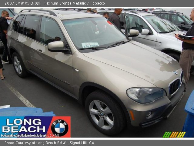 2007 BMW X5 3.0si in Platinum Bronze Metallic