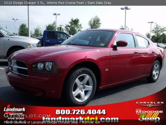 2010 Dodge Charger 3.5L in Inferno Red Crystal Pearl