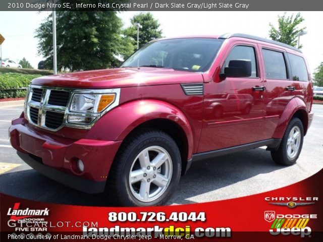2010 Dodge Nitro SE in Inferno Red Crystal Pearl