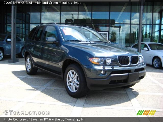 2006 BMW X5 3.0i in Highland Green Metallic