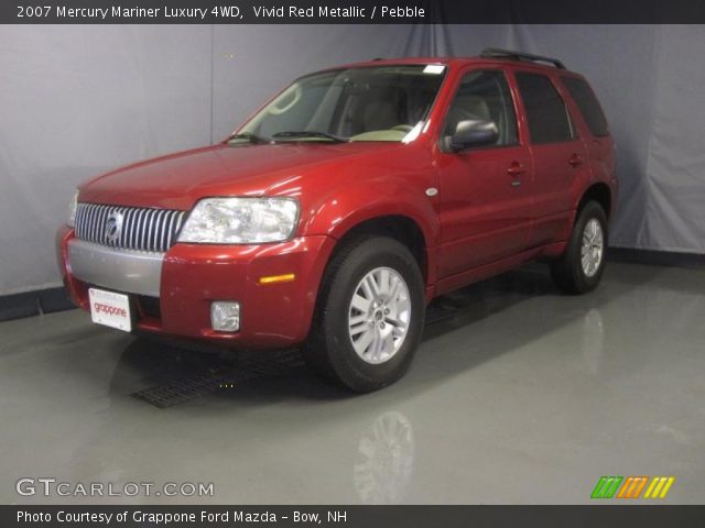 2007 Mercury Mariner Luxury 4WD in Vivid Red Metallic