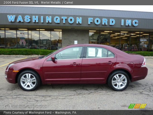 2006 Ford Fusion SEL V6 in Merlot Metallic