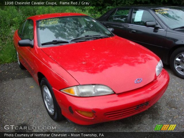 1998 Chevrolet Cavalier Coupe in Flame Red