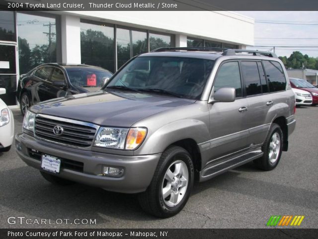 2004 Toyota Land Cruiser  in Thunder Cloud Metallic