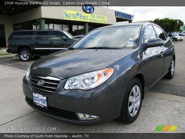 2008 Hyundai Elantra GLS Sedan in Carbon Gray Metallic