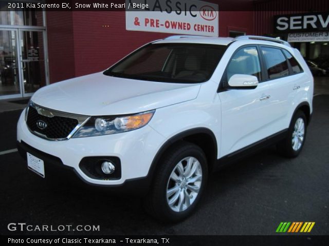 2011 Kia Sorento EX in Snow White Pearl