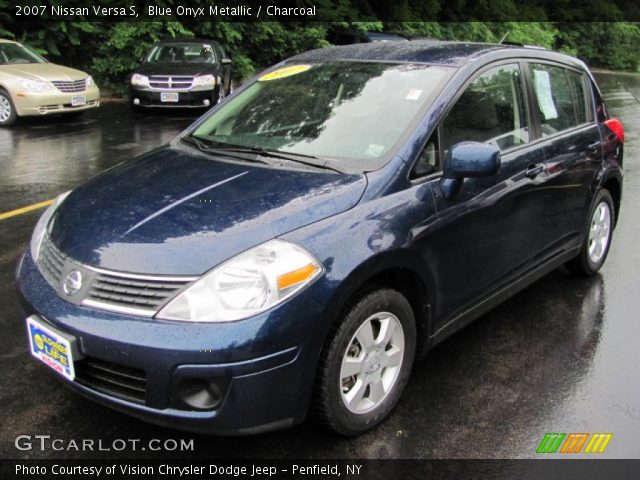 2007 Nissan Versa S in Blue Onyx Metallic