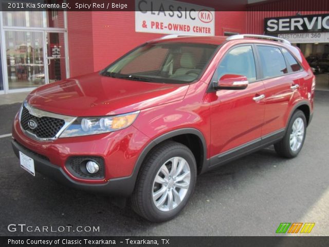 2011 Kia Sorento EX in Spicy Red