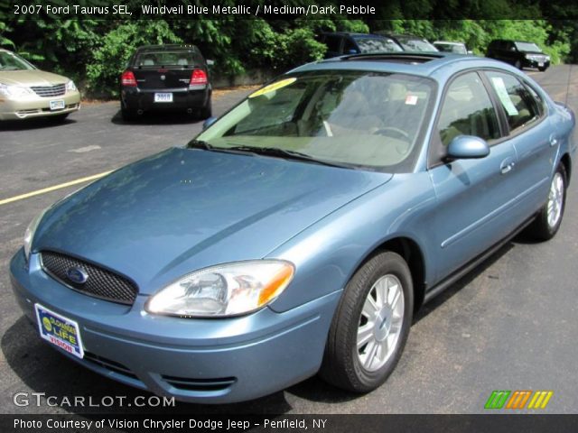 2007 Ford Taurus SEL in Windveil Blue Metallic