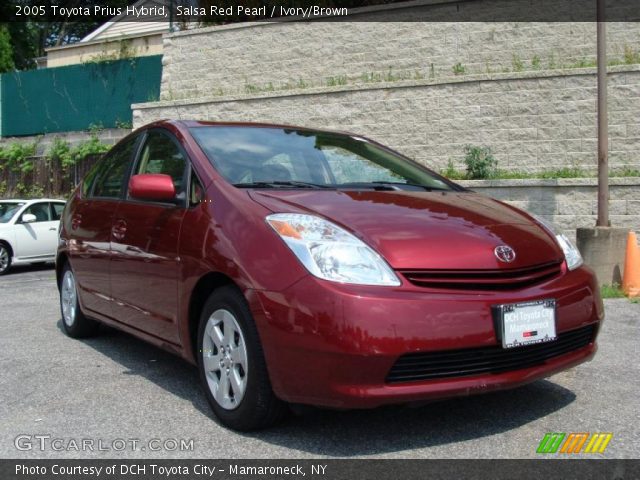 2005 Toyota Prius Hybrid in Salsa Red Pearl