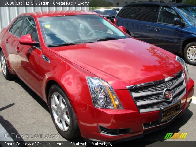 2008 Cadillac CTS Sedan in Crystal Red