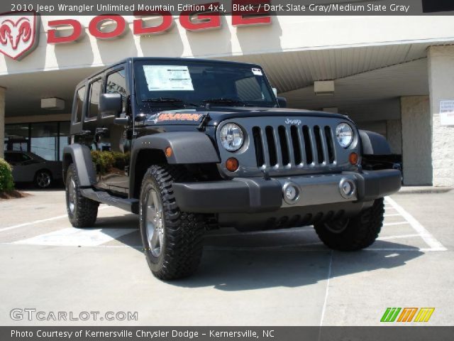 2010 Jeep Wrangler Unlimited Mountain Edition 4x4 in Black