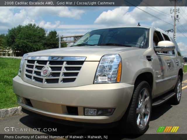 2008 Cadillac Escalade AWD in Gold Mist