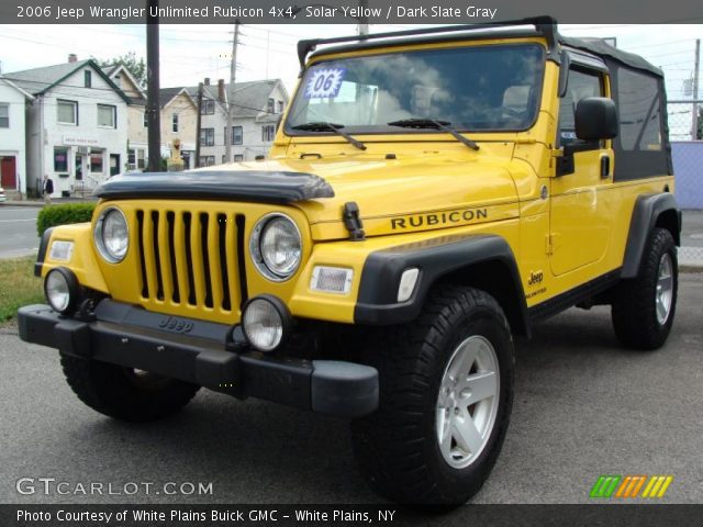 2006 Jeep Wrangler Unlimited Rubicon 4x4 in Solar Yellow