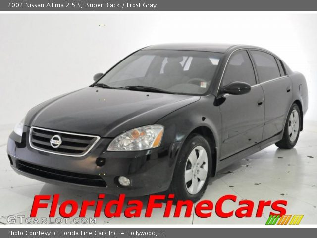 2002 Nissan Altima 2.5 S in Super Black