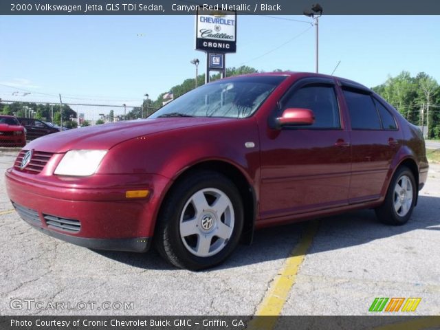 2000 Volkswagen Jetta GLS TDI Sedan in Canyon Red Metallic